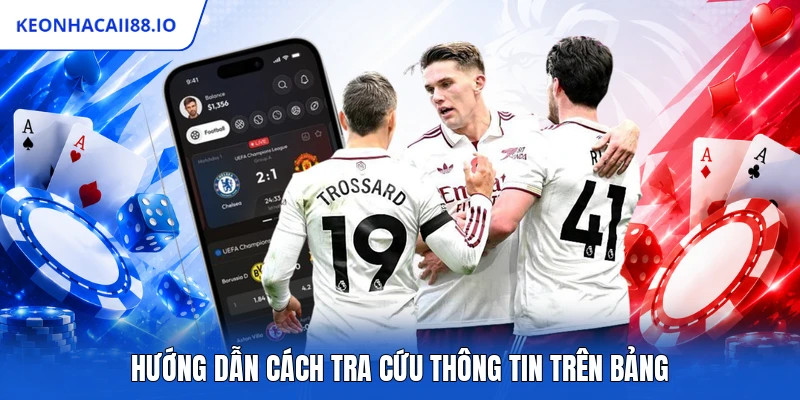 Hướng dẫn cách tra cứu thông tin trên bảng
