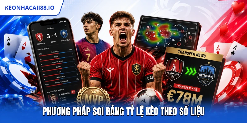 Phương pháp soi bảng tỷ lệ kèo theo số liệu